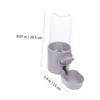 NOLITOY Automatic Pet Water Dispenser, Sturdy Plastic, Adjustable Hanging, Non-Slip, for Dog and Cat Cages view 4
