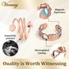 Vicmag 2 Magnetic Copper Rings for Women and Men, 3,800 Gauss Magnet, 8 view 3