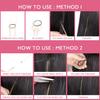 WENNALIFE Red Hair Tinsel Extensions, 120 cm view 3