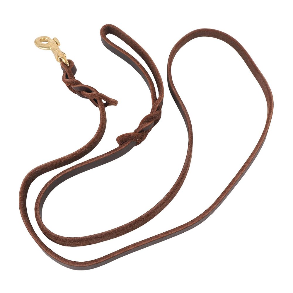 Yechiry Faux Leather Dog Leash with Carabiner Clip for Medium and Large Dogs
