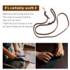 Yechiry Faux Leather Dog Leash with Carabiner Clip for Medium and Large Dogs view 4