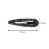 Blausky 1-Piece 2.2 x 8 cm Rhinestone Hair Clip for Women, Champagne view 2