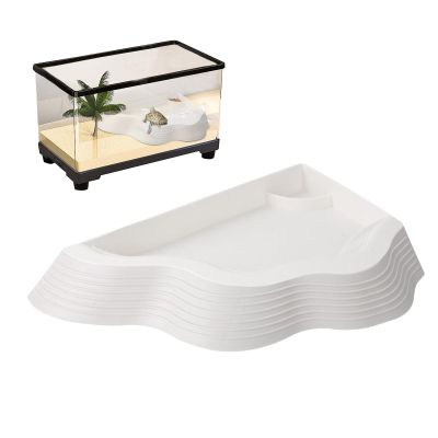 Turtle Water Dish with Non-Slip Ramp