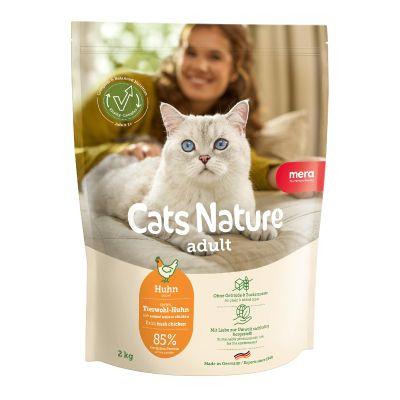 MERA Cats Nature Chicken, 400 g Dry Cat Food — Sugar- and Grain-Free