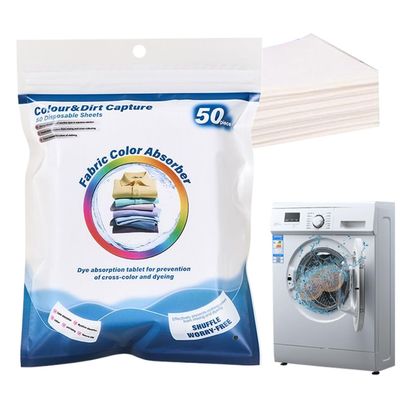 Color Catcher Sheets, 50 Count, for Laundry and Textile Color Protection