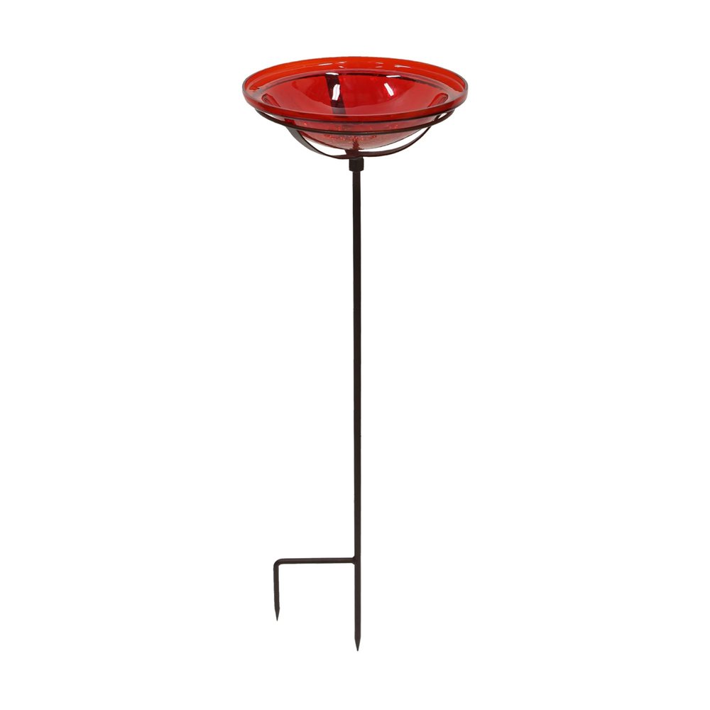 Bowl, Cradle and Stake, 30.5 cm, Red