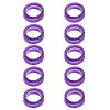 RASTKY 10-Piece Silicone Finger Rings for Barber Hair Scissors, Improved Comfort view 2