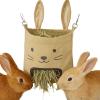Hanging Rabbit Hay Rack and Dispenser view 1
