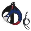 Small Dog Harness with Laos Flag, Adjustable, for Cats and Small Dogs view 1
