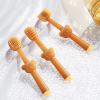 lyanny Dog Toothbrush, Puppy Toothbrush - 3-Piece Care Set for Oral Hygiene for Large, Medium, and Small Breeds Against Bad Breath view 2