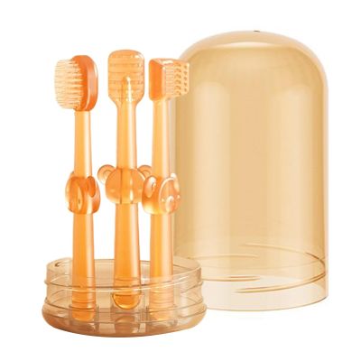Nbbwwu Dog Toothbrush - 3-Piece Set for Oral Care