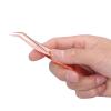 Fiber-Tip Eyelash Extension Tweezers, Stainless Steel, Precision Separation (#1) view 2