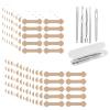 220 Toenail Correction Patches with Nail Clipper Set view 1