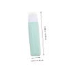 OUNONA 4-Piece Silicone Travel Bottles with Press Tops view 2