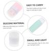 OUNONA 4-Piece Silicone Travel Bottles with Press Tops view 3