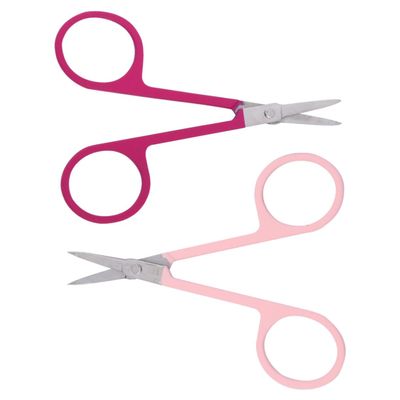 FOMIYES Eyebrow Scissors - 2 Pack