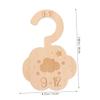 HAMPPLIES 7-Piece Wooden Closet Dividers for Baby Clothes view 2