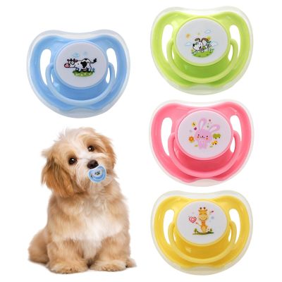 Generic Kitten Soother Pacifier | Pet Calming Pacifier for Puppies | 4-Pack Butterfly-Shaped Companion for Home Travel