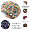 DELORIGIN Colorful Floral Bouffant Scrub Cap view 2