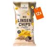 HEIMATGUT Organic Vegan Lentil Chips, Truffle Style | Oven-Baked Red Lentil Chips | Truffle Flavor | 30% Less Fat | High in Protein & Gluten-Free | No Sugar, Flavors or Additives | 12 x 75 g view 1