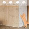 Self-Adhesive Cat Scratch Protection Film, 30 cm x 5 m, Transparent Matte, Vine Pattern view 2