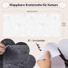 Self-Adhesive Cat Scratch Protection Film, 30 cm x 5 m, Transparent Matte, Vine Pattern view 3