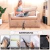 Self-Adhesive Cat Scratch Protection Film, 30 cm x 5 m, Transparent Matte, Vine Pattern view 4