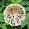 15-Piece Handmade Bamboo Bird Nests with Hooks, Natural Bird Shelter for Wild Birds, Hanging Porch Decor, 4 in. Diameter view 3