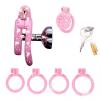 QiKKago Pink Chastity Cage Accessory Set view 1