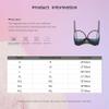 Jhaoyu Women's Open Bra Lace Push-Up 1/4 Cup view 3