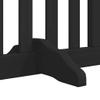 INLIFE 6-Piece Folding Dog Gate with Door, Black, 480 cm, Poplar Wood view 3