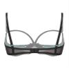 Jhaoyu Women's Open Bra Lace Push-Up 1/4 Cup Green XXL view 2