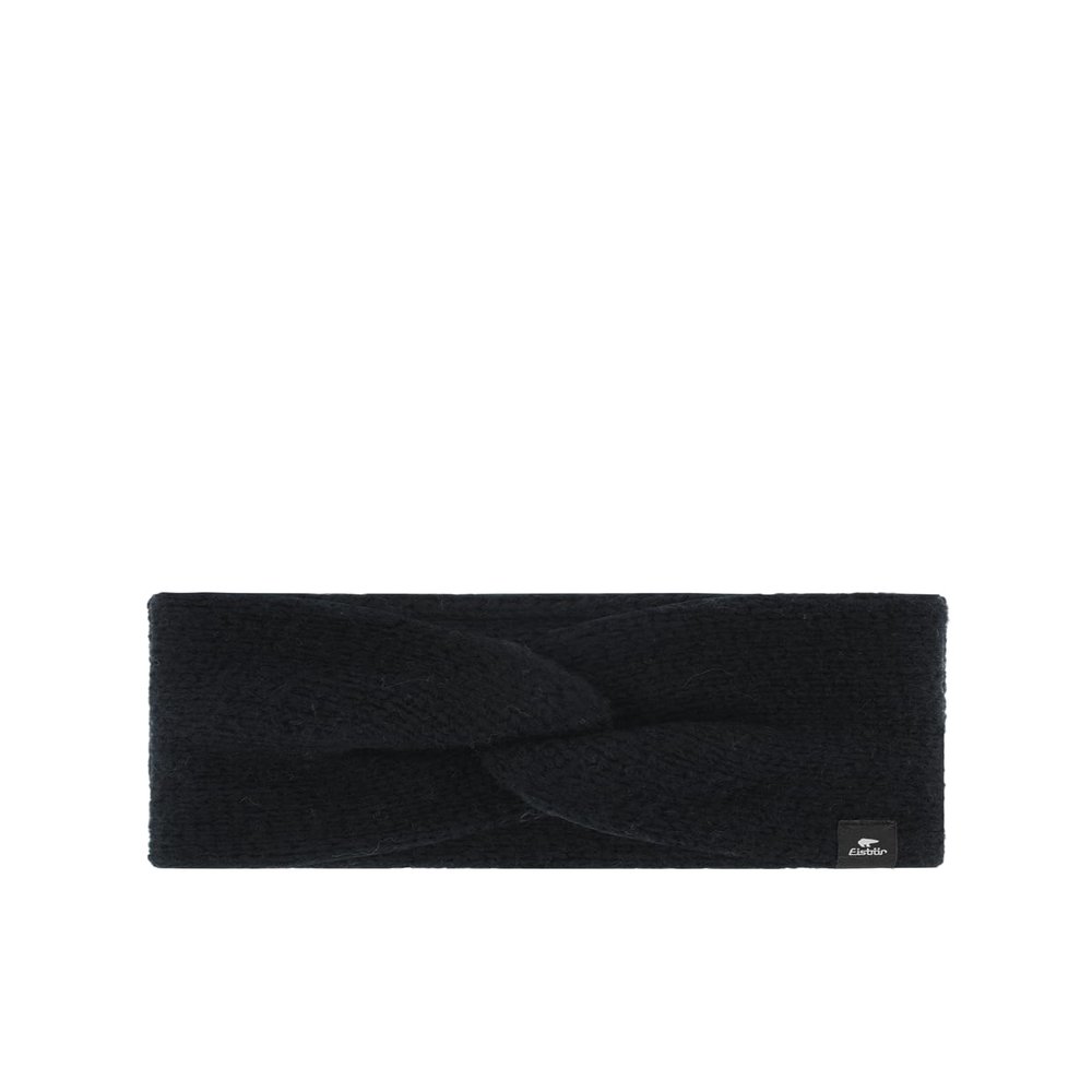 Eisbar Women's Fenna Black Knitted Headband, Lined