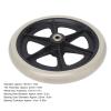 Ndnczdhc 608ZZ Walker Wheel Replacement, 197 mm/8-Inch Diameter, 6-Hole PU, Ball-Bearing Drive Wheel view 2