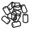 VICASKY 60-Piece Military Dog Tag Covers, Noise-Reducing, Waterproof Silicone Dog Tag Silencers, Easy to Install view 1