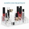 LOLIPPYY Clear PS Plastic Lipstick Holder, 2-Pack, 12-Grid Organizer view 3