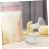 LIFKOME Leakproof Protective Top Cover for Wearable Breast Pumps, White view 4