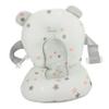FUNNETOYU Adjustable Baby Bath Seat with Mesh Support, Green Star Pattern view 1