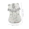 FUNNETOYU Adjustable Baby Bath Seat with Mesh Support, Green Star Pattern view 2