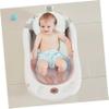 FUNNETOYU Adjustable Baby Bath Seat with Mesh Support, Green Star Pattern view 4