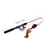Cat Fishing Pole Toy (Red Fish) view 2