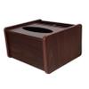 LABRIMP Compact Wooden Tissue Box and Remote Control Organizer view 1