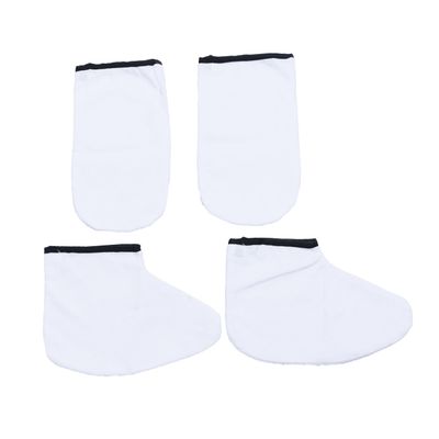 Beaupretty 2 Pairs Cotton Paraffin Wax Gloves for Hand and Foot Treatments