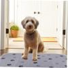 WOONEKY Reusable Dog Urine-Absorbent Mat with Polyester, Acupuncture Cotton and TPU view 3