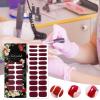 22-Piece Red Gel Nail Strips view 3