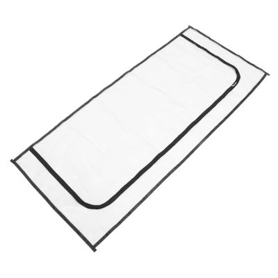 JOINPAYA Black Mesh Pet Barrier Door for Cats and Dogs with Zipper