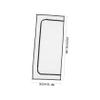 JOINPAYA Black Mesh Pet Barrier Door for Cats and Dogs with Zipper view 3