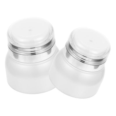 PENIKOKO 2-Piece Reusable Airless Pump Travel Containers for Cosmetic Cream and Lotion, BPA-Free
