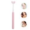 ZUNOXAZ 3-Sided U-Shaped Toothbrush for Adults with 3 PP Brush Heads view 4