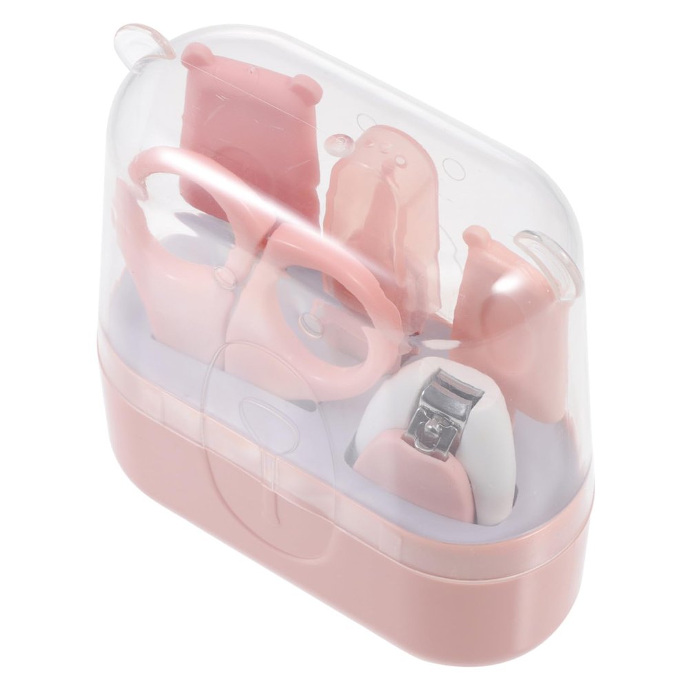 Beaupretty Baby Nail Care Set with Clippers, Scissors, File and Tweezers
